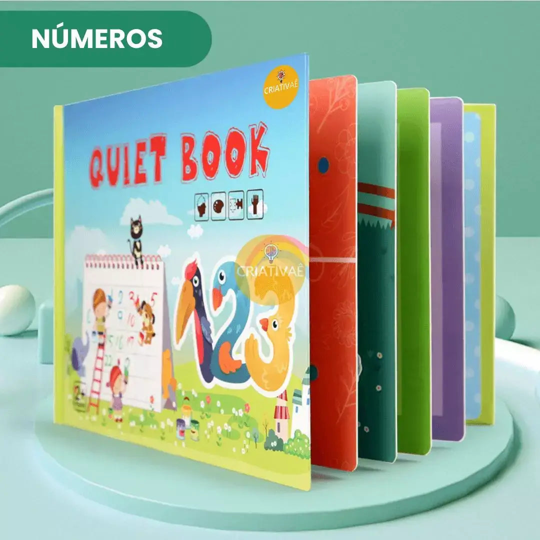 QuietBook Criativae - マジックテープで遊ぶモンテッソーリ知育ブック
