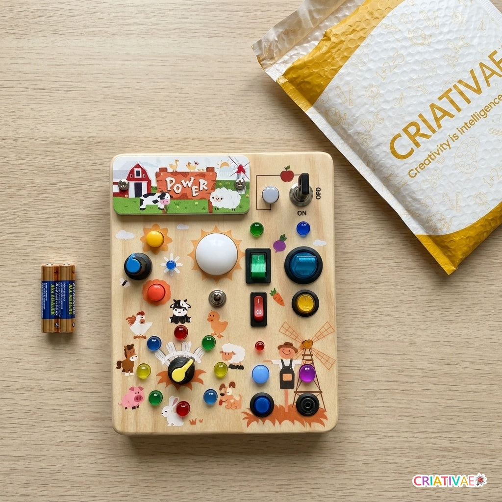 ビジーキッズ Criativae - 光るモンテッソーリ・センサリーボード