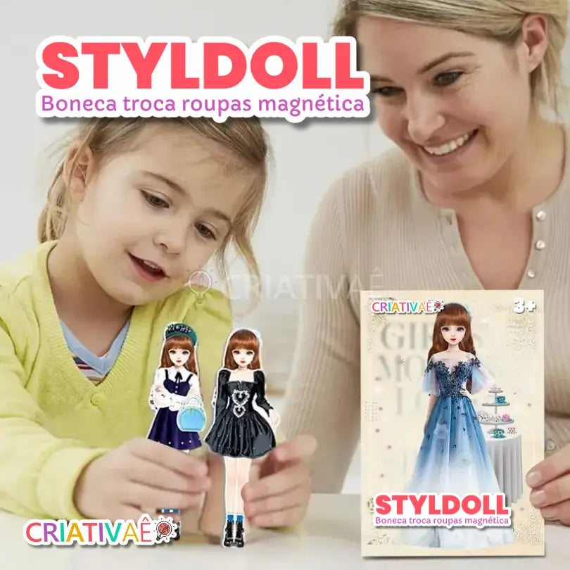 Styldoll Criativae - マグネットで着替えるファッションドール