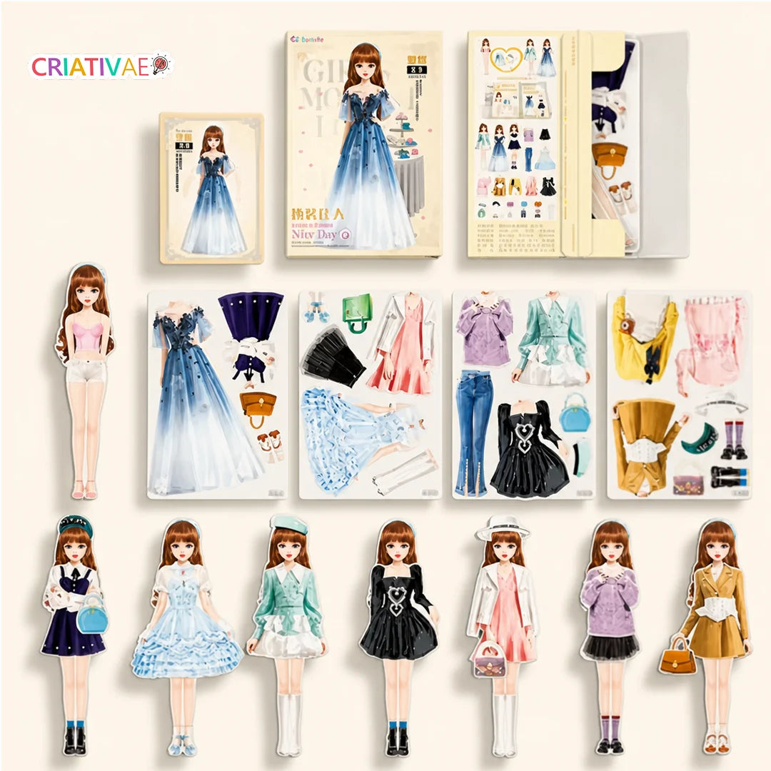 Styldoll Criativae - マグネットで着替えるファッションドール
