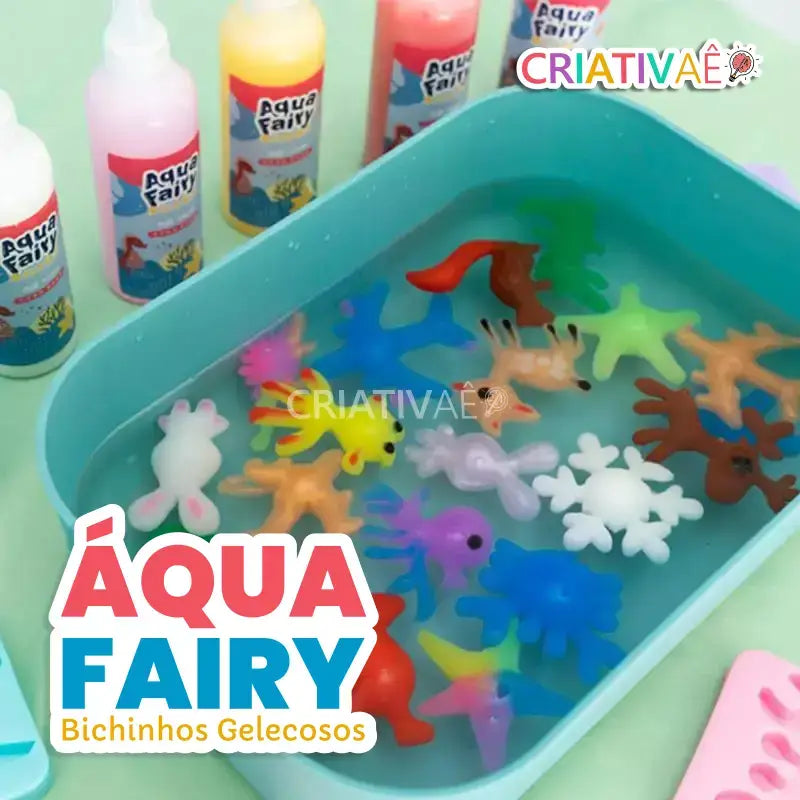 Aqua Fairy Criativae - 水の中でかたまる3Dどうぶつづくりキット