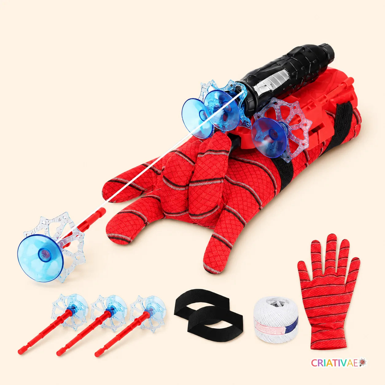 Spider Shot Criativae - 吸盤ダーツで的当て遊びのウェブランチャー