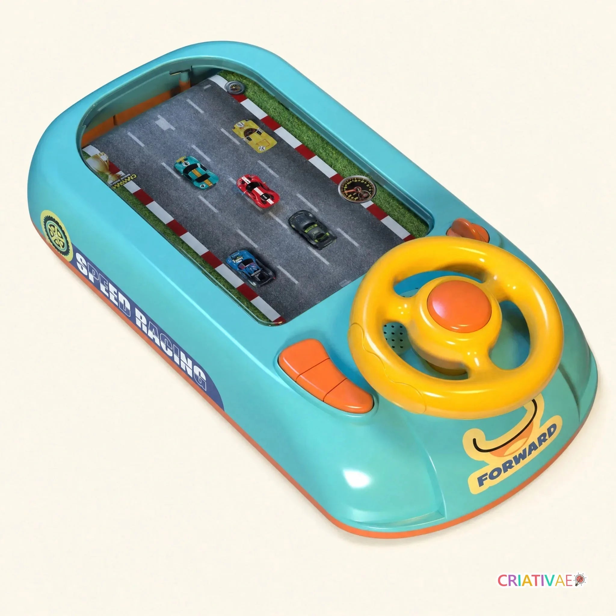 Velociracer Criativae - 本物のハンドルで遊ぶ画面なしレーシングゲーム