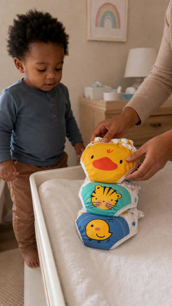 Cute Baby Criativae - おむつ卒業を助ける布トレーニングパンツ3枚セット