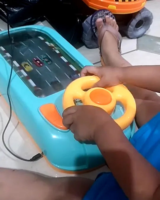 Velociracer Criativae - 本物のハンドルで遊ぶ画面なしレーシングゲーム