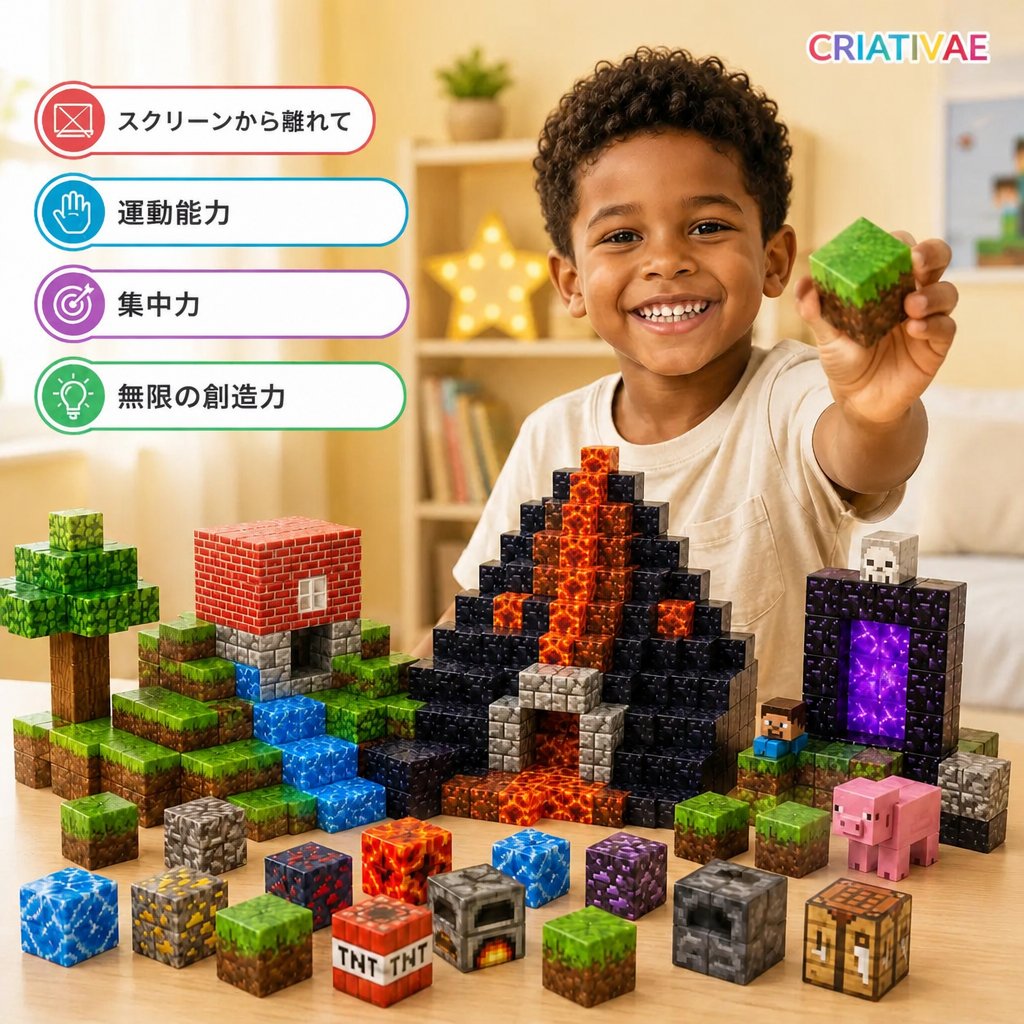 マグクラフト Criativae - 子ども向けマグネットブロック