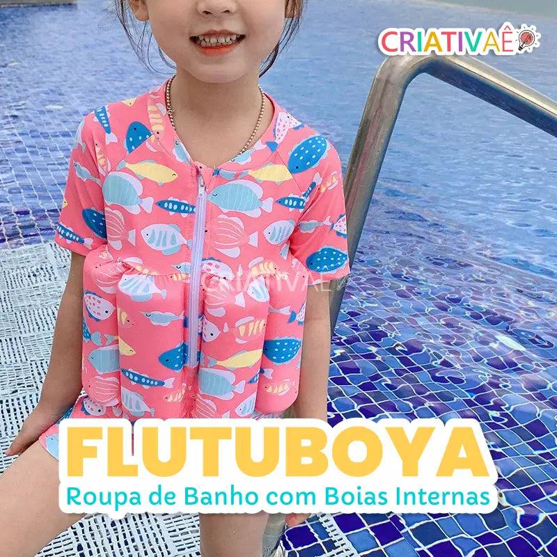FloatSuit Criativae - 浮力材が内蔵された子ども用水着