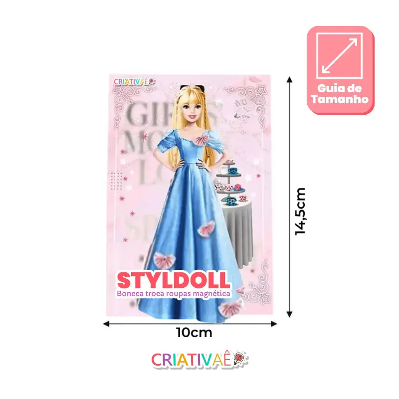 Styldoll Criativae - マグネットで着替えるファッションドール