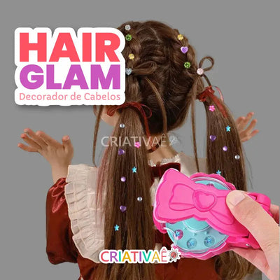 Hair Glam Criativae - 髪にラインストーンをつける携帯スタイラー