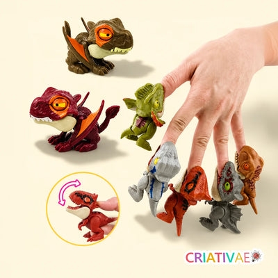 ガブガブザウルス Criativae - 指をパクッとくわえるミニ恐竜セット