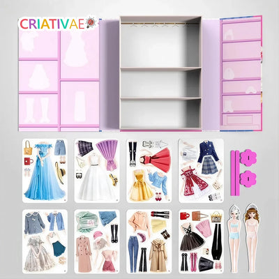 Styldoll Criativae - マグネットで着替えるファッションドール