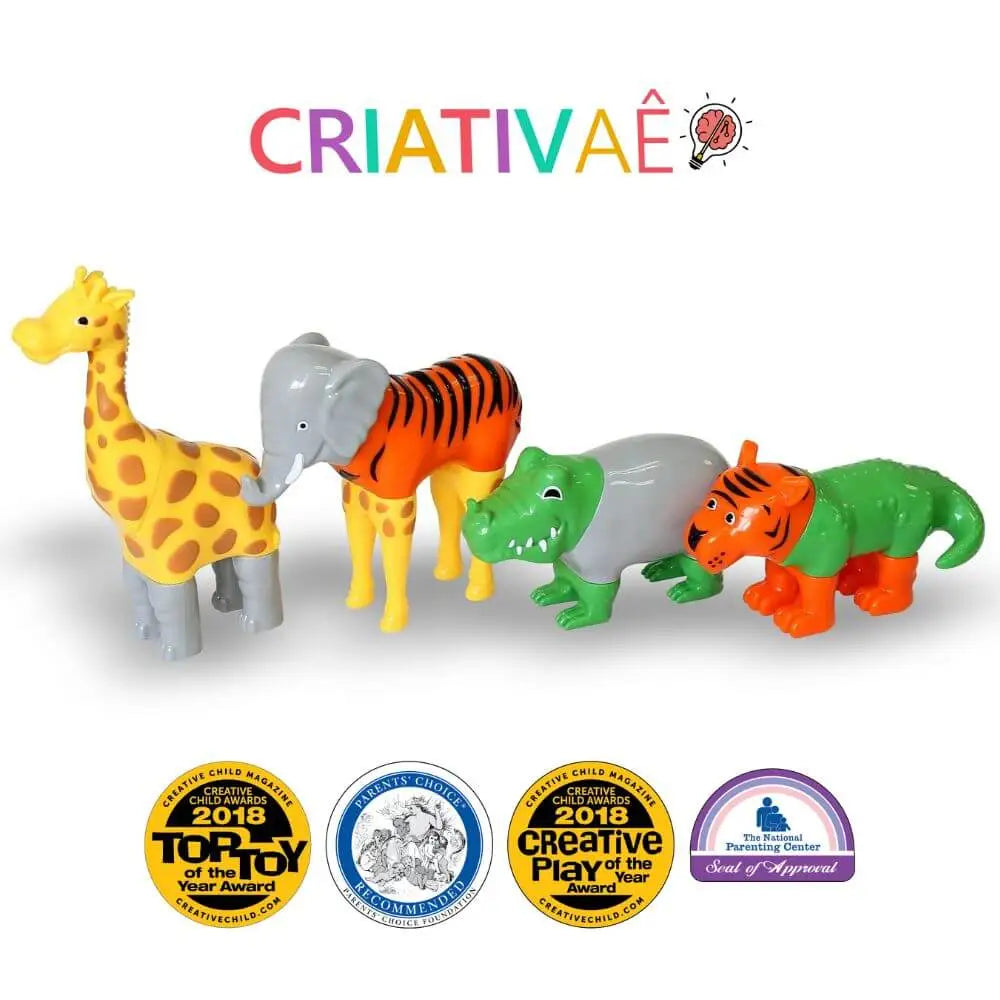 MagnetoZoo Criativae - 組み替えて何度でも遊べるマグネット3Dパズル