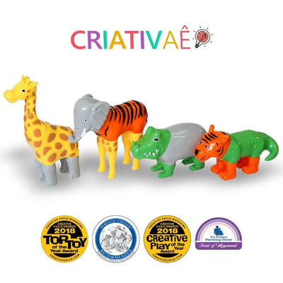 MagnetoZoo Criativae - 組み替えて何度でも遊べるマグネット3Dパズル