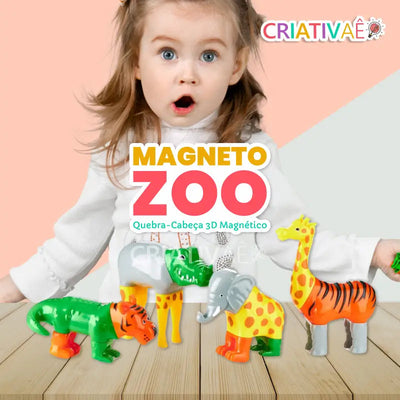 MagnetoZoo Criativae - 組み替えて何度でも遊べるマグネット3Dパズル