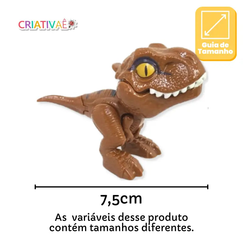 ガブガブザウルス Criativae - 指をパクッとくわえるミニ恐竜セット