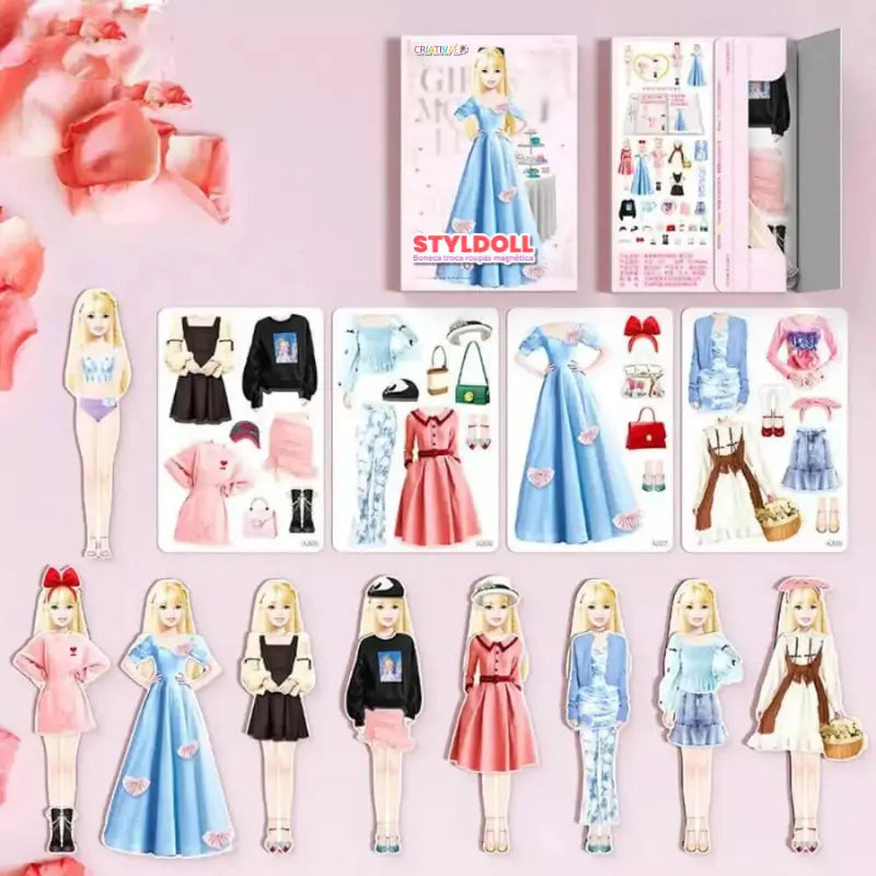 Styldoll Criativae - マグネットで着替えるファッションドール