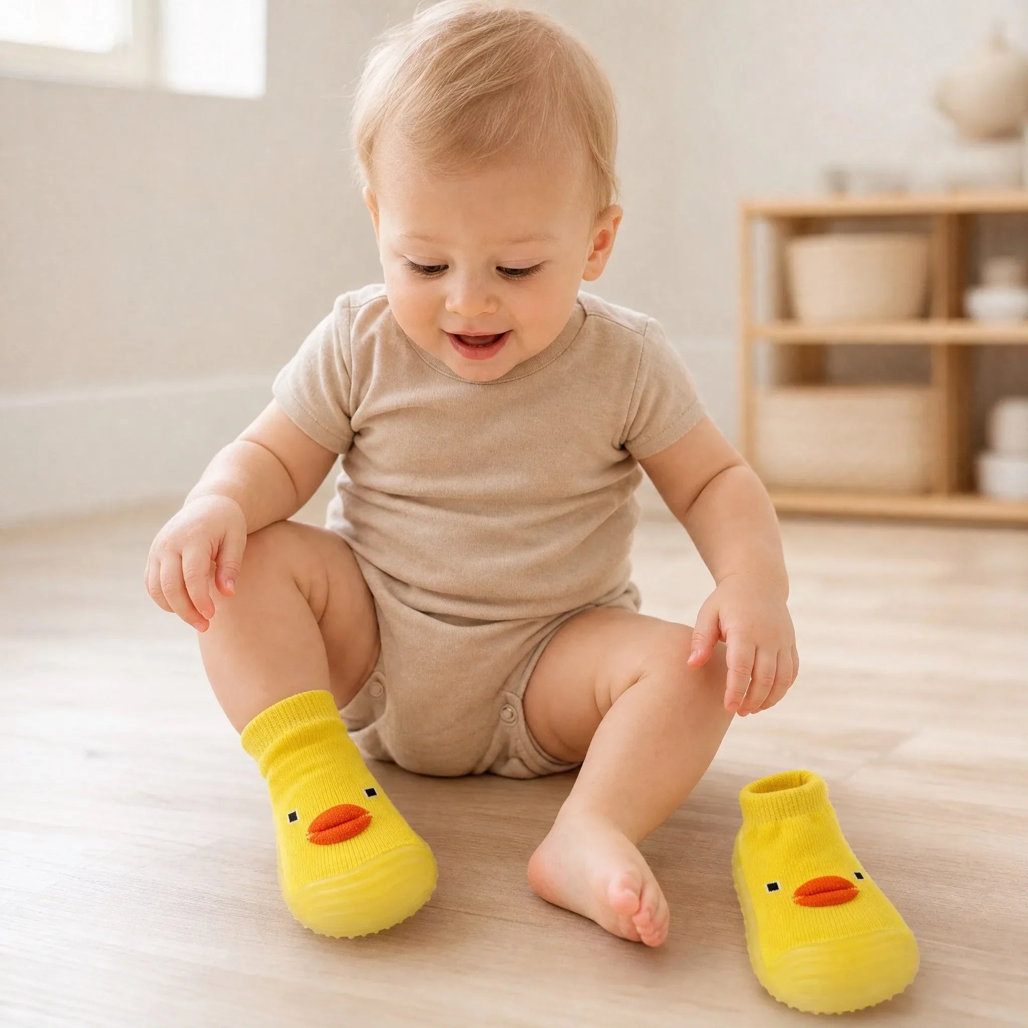 Animashoes Criativae - シリコン底で床をつかむベビーシューズ