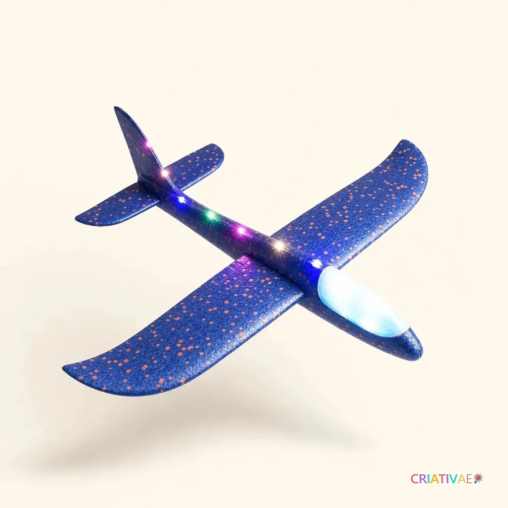 FlexFly Criativae - 壊れにくいLEDグライダー飛行機