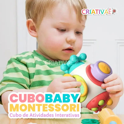 CuboBaby Criativae - 6つの仕掛けが詰まったモンテッソーリ知育キューブ