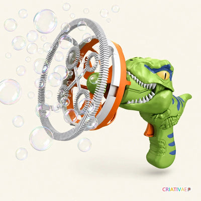 Dino Bubble Criativae - 大きなシャボン玉が次々飛び出す恐竜バブルガン