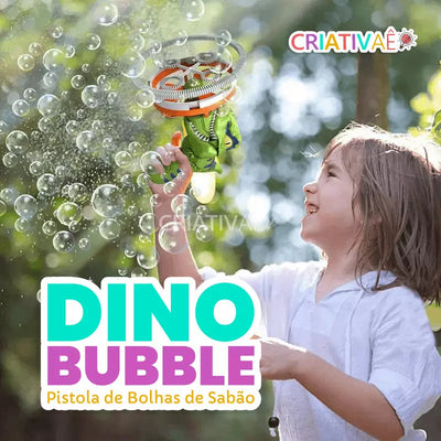 Dino Bubble Criativae - 大きなシャボン玉が次々飛び出す恐竜バブルガン