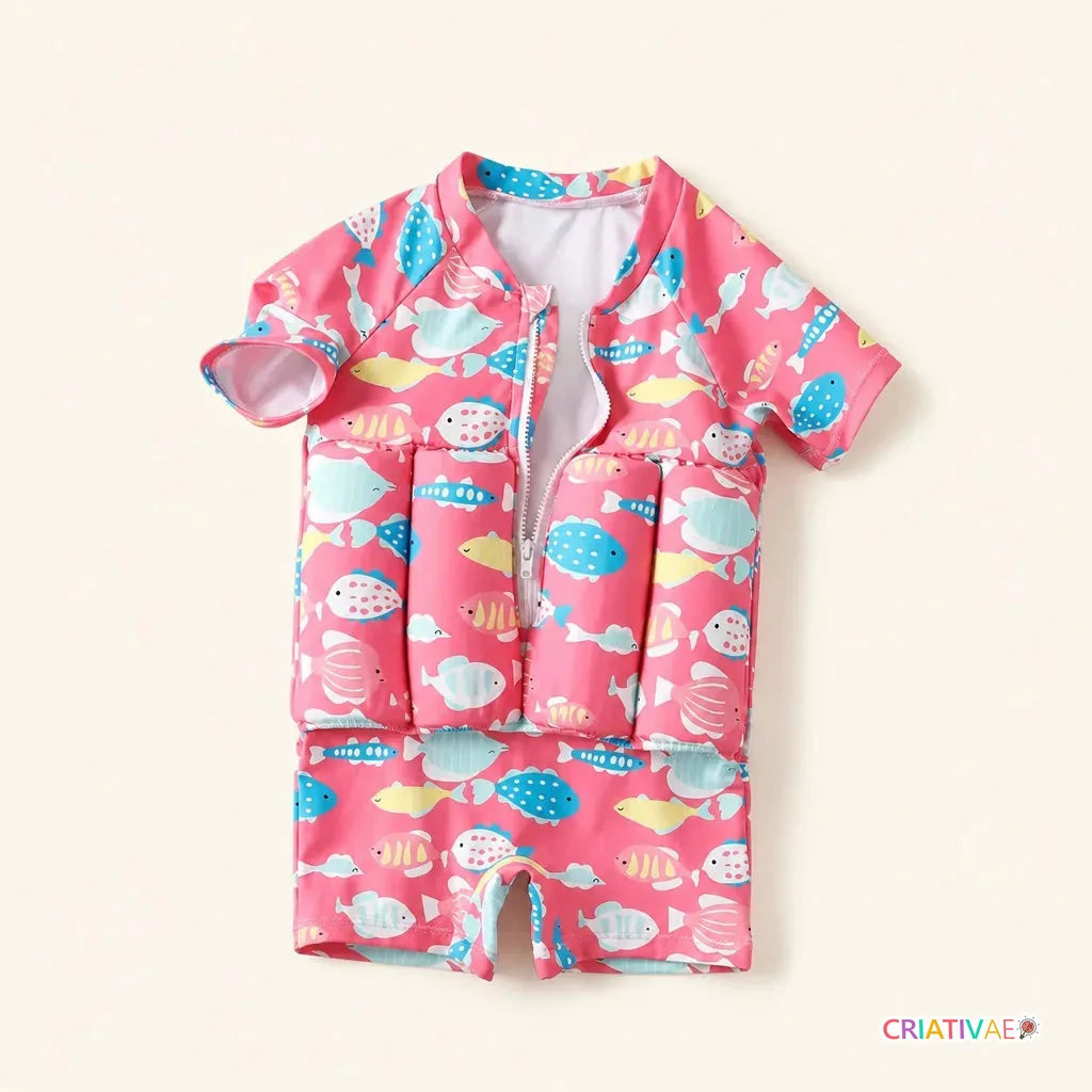 FloatSuit Criativae - 浮力材が内蔵された子ども用水着