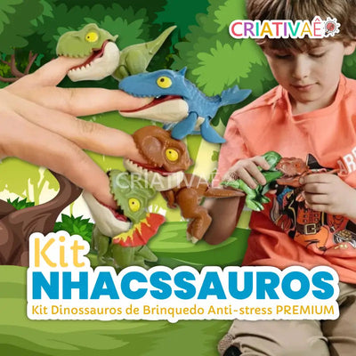 ガブガブザウルス Criativae - 指をパクッとくわえるミニ恐竜セット