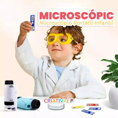Microscopic Criativae - 120倍まで見えるこども用けんびきょう