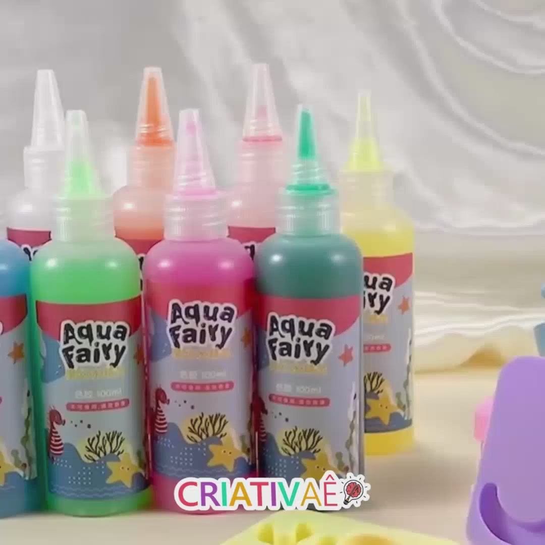 Aqua Fairy Criativae - 水の中でかたまる3Dどうぶつづくりキット