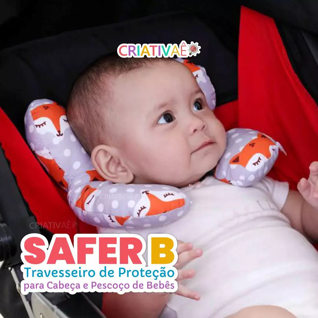 Safer B Criativae - 頭と首をささえるベビーおでかけまくら
