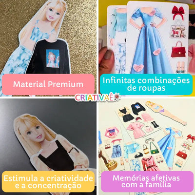 Styldoll Criativae - マグネットで着替えるファッションドール