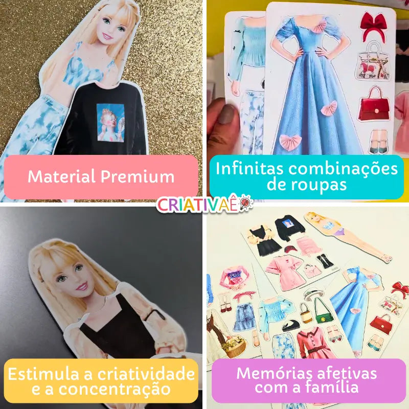 Styldoll Criativae - マグネットで着替えるファッションドール