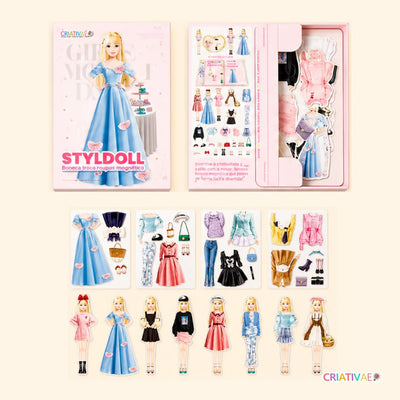 Styldoll Criativae - マグネットで着替えるファッションドール