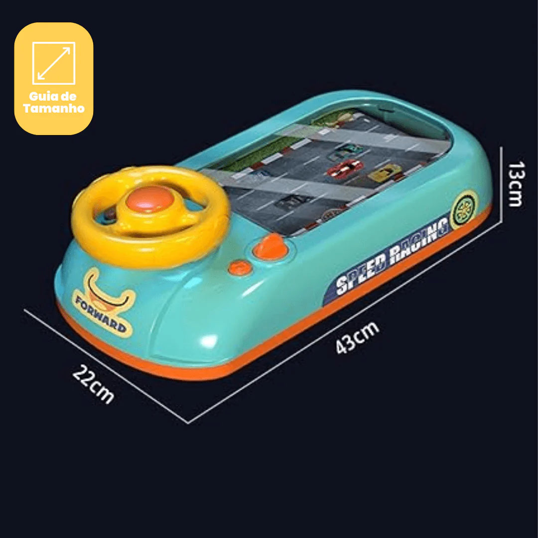 Velociracer Criativae - 本物のハンドルで遊ぶ画面なしレーシングゲーム